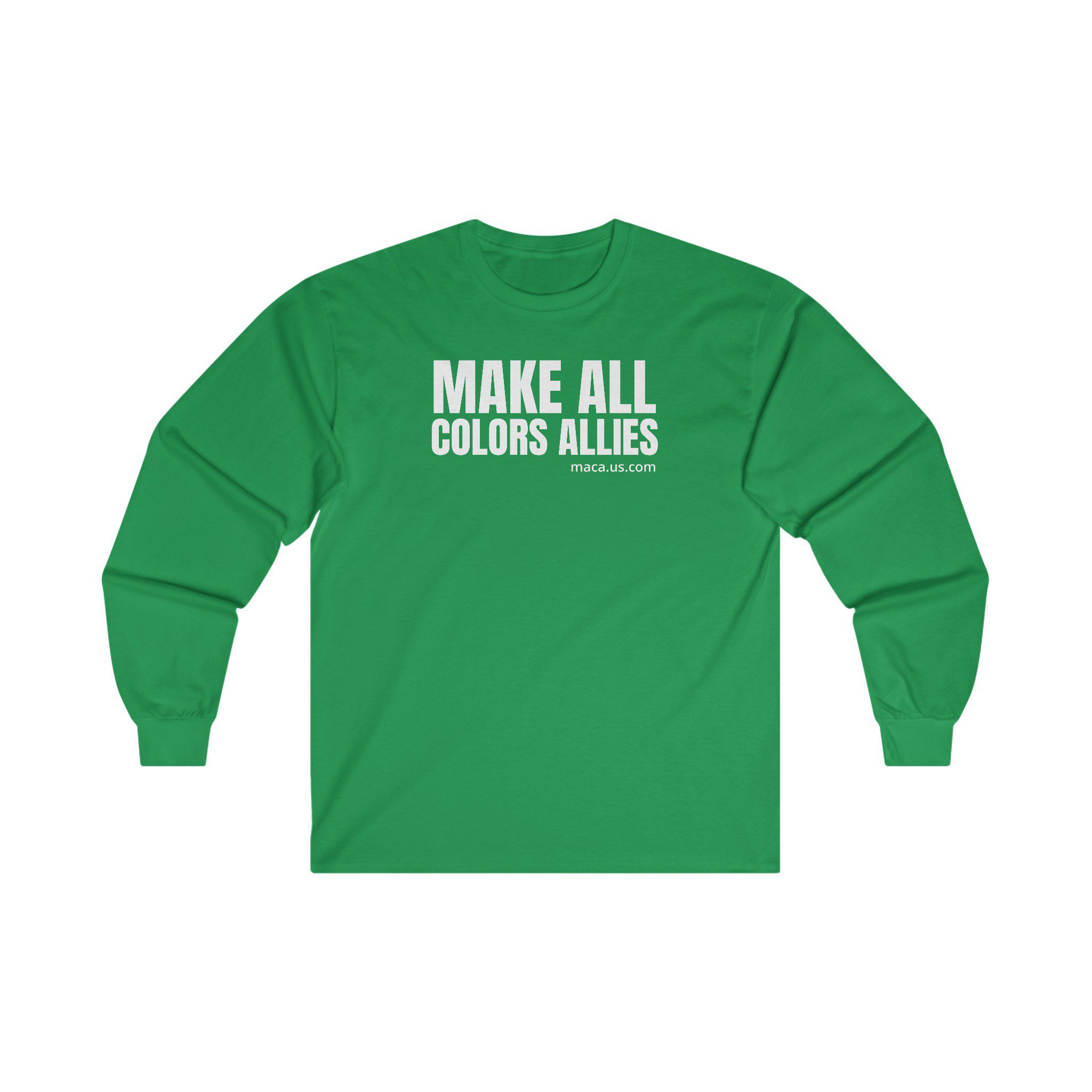 Unisex Ultra Cotton Long Sleeve Tee - MAKE ALL COLORS ALLIES - Image 17
