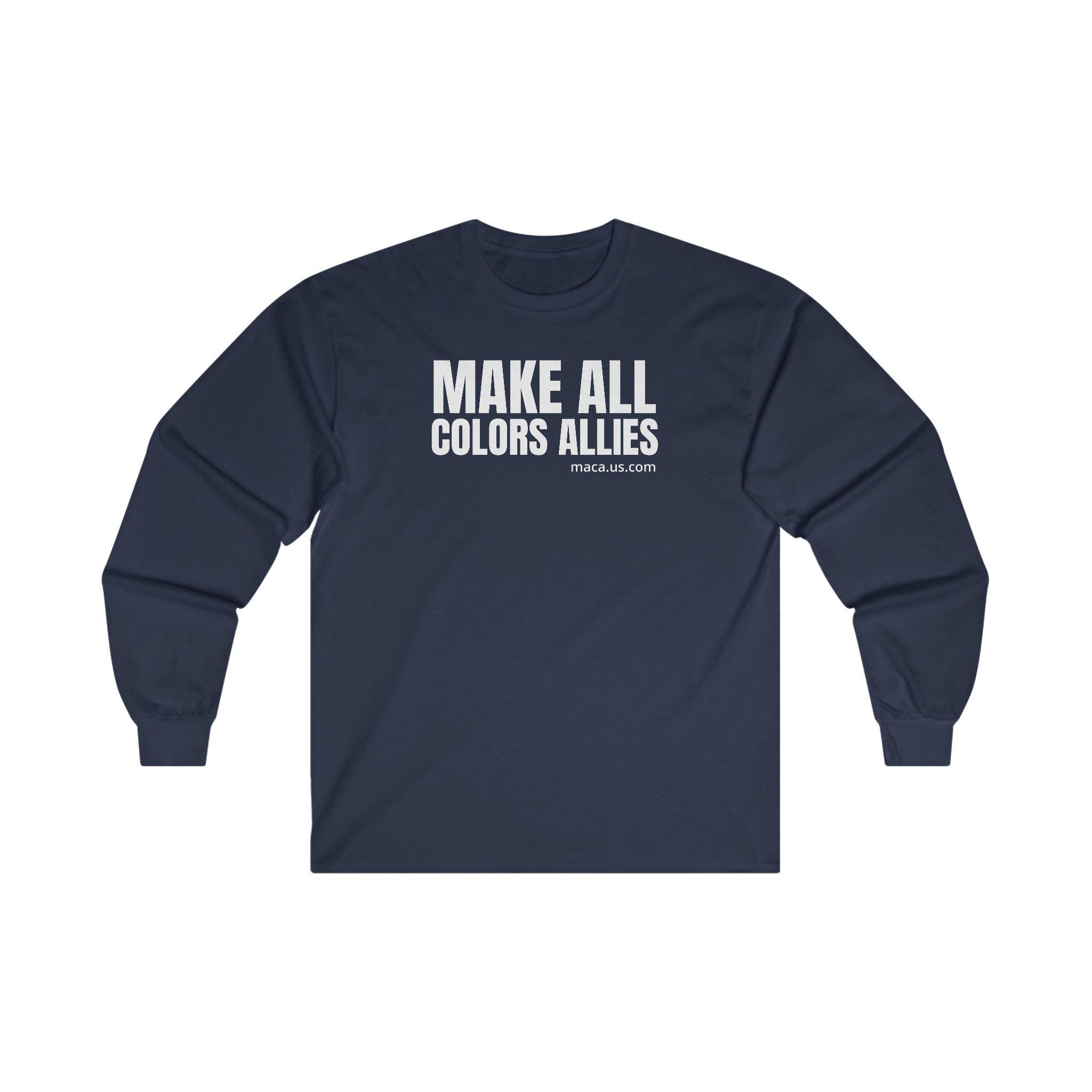 Unisex Ultra Cotton Long Sleeve Tee - MAKE ALL COLORS ALLIES - Image 21