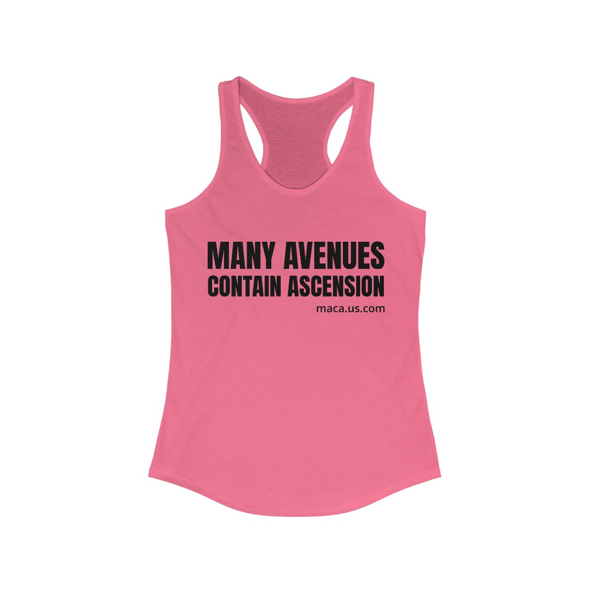 Women's Ideal Racerback Tank - MANY AVENUES CONTAIN ASCENSION - Image 13