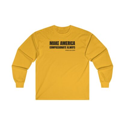 Unisex Ultra Cotton Long Sleeve Tee - MAKE AMERICA COMPASSIONATE ALWAYS - Image 9