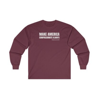 Unisex Ultra Cotton Long Sleeve Tee - MAKE AMERICA COMPASSIONATE ALWAYS - Image 11