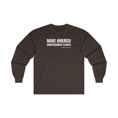 Unisex Ultra Cotton Long Sleeve Tee - MAKE AMERICA COMPASSIONATE ALWAYS - Image 13