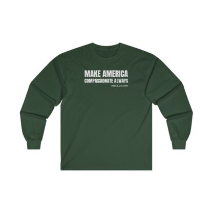 Unisex Ultra Cotton Long Sleeve Tee - MAKE AMERICA COMPASSIONATE ALWAYS - Image 15
