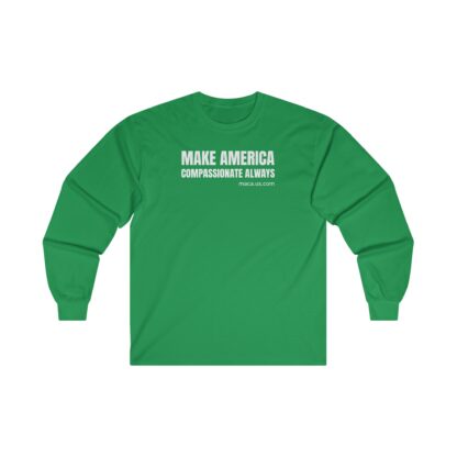 Unisex Ultra Cotton Long Sleeve Tee - MAKE AMERICA COMPASSIONATE ALWAYS - Image 17