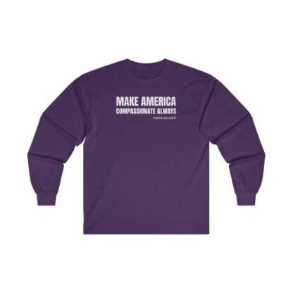 Unisex Ultra Cotton Long Sleeve Tee - MAKE AMERICA COMPASSIONATE ALWAYS - Image 23