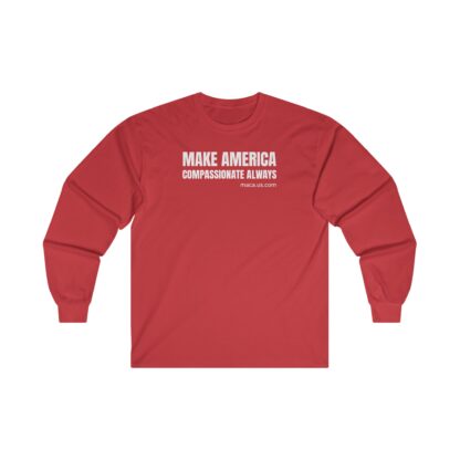 Unisex Ultra Cotton Long Sleeve Tee - MAKE AMERICA COMPASSIONATE ALWAYS - Image 25