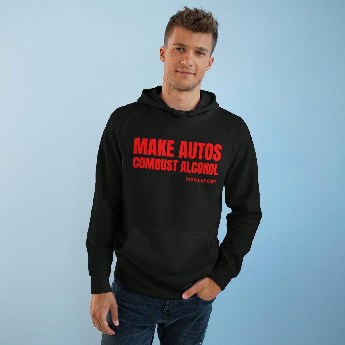 Unisex Supply Hoodie - MAKE AUTOS COMBUST ALCOHOL - Image 14
