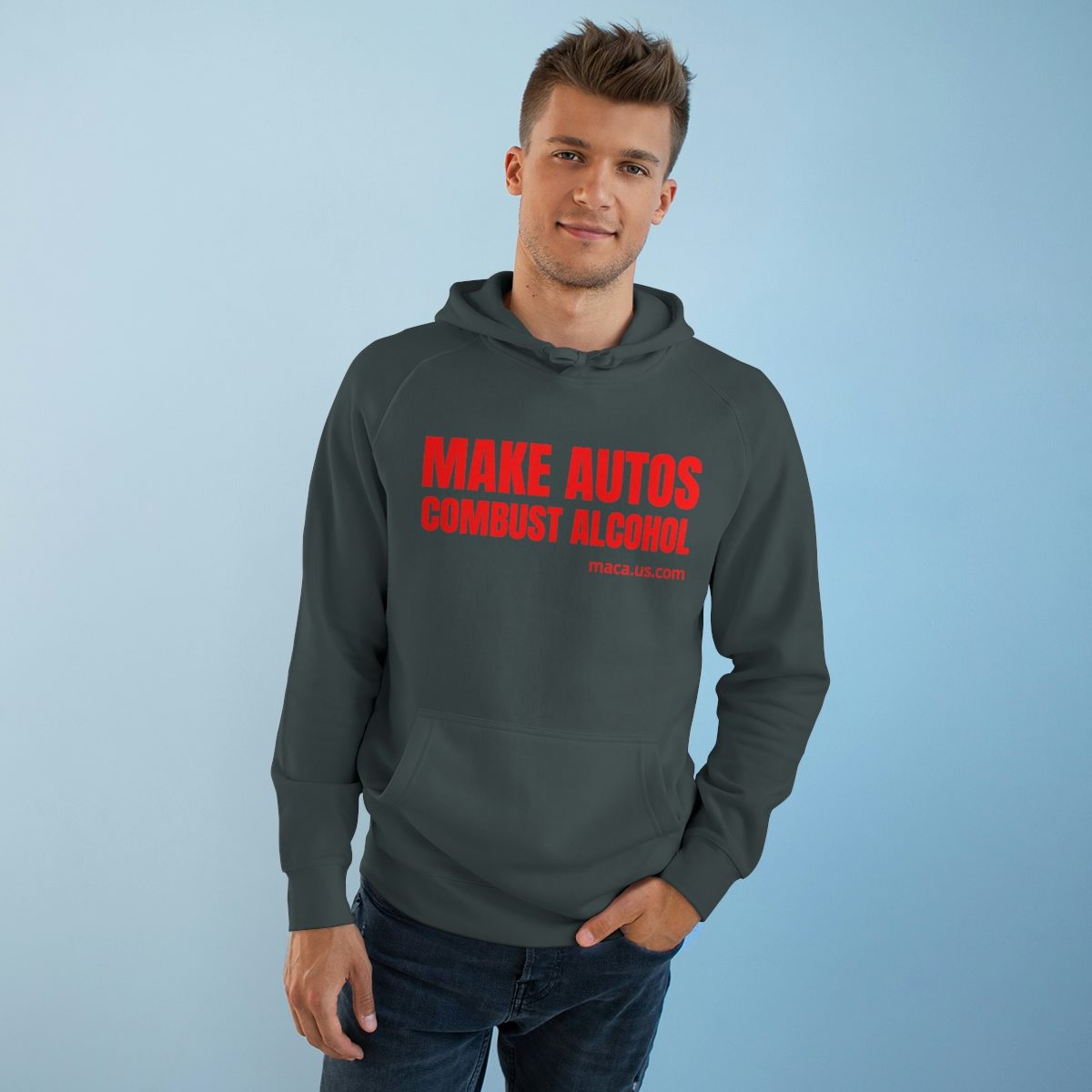 Unisex Supply Hoodie - MAKE AUTOS COMBUST ALCOHOL - Image 35