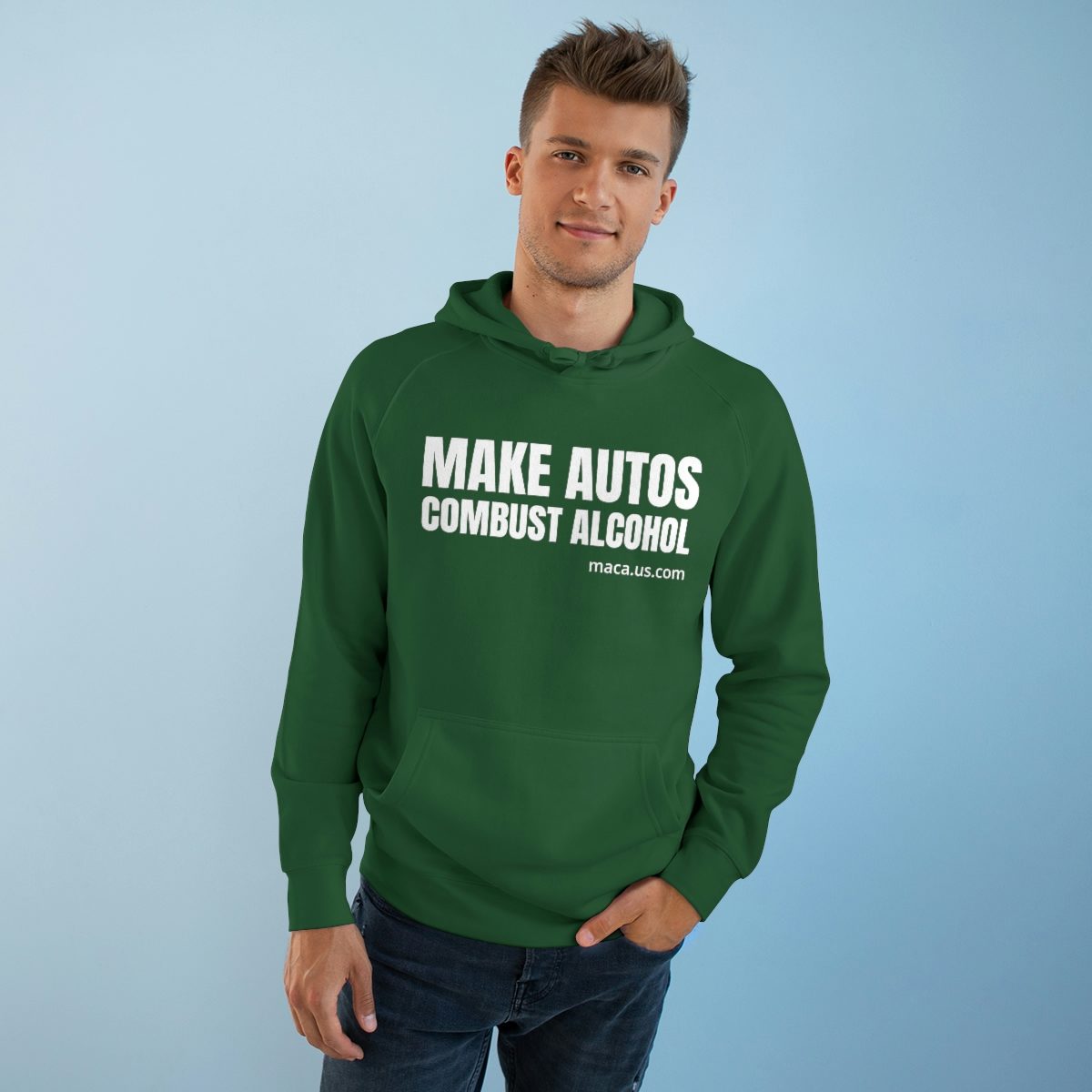 Unisex Supply Hoodie - MAKE AUTOS COMBUST ALCOHOL - Image 29