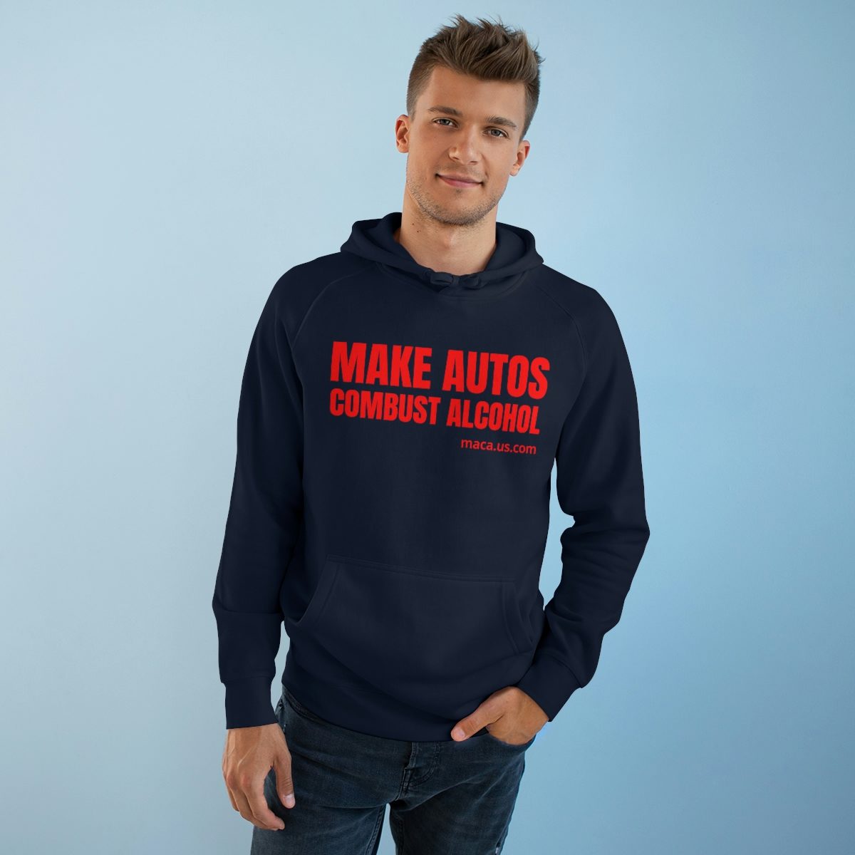 Unisex Supply Hoodie - MAKE AUTOS COMBUST ALCOHOL - Image 38