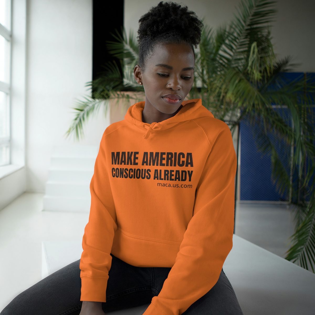 Unisex Supply Hoodie - MAKE AMERICA CONSCIOUS ALREADY - Image 24