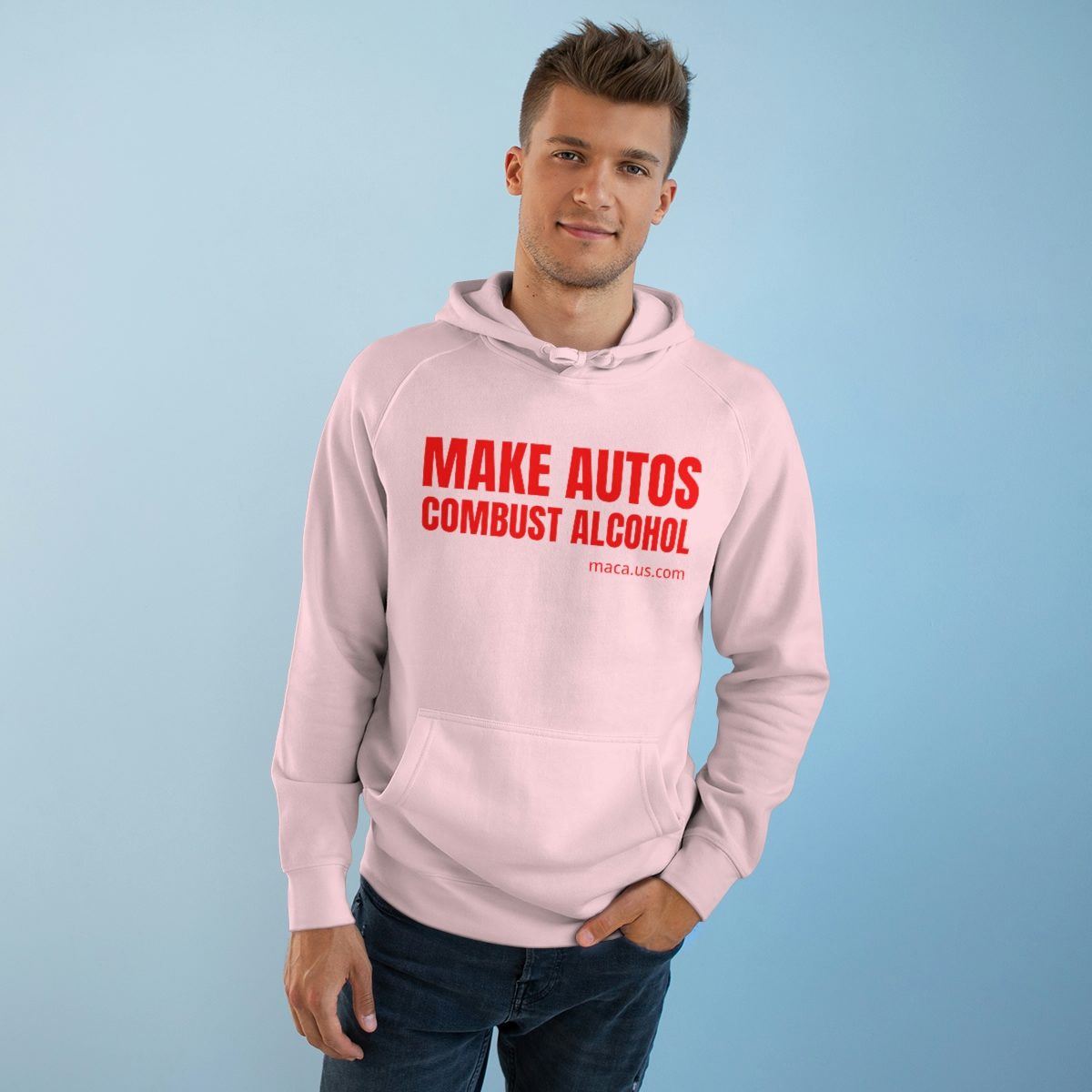 Unisex Supply Hoodie - MAKE AUTOS COMBUST ALCOHOL - Image 41