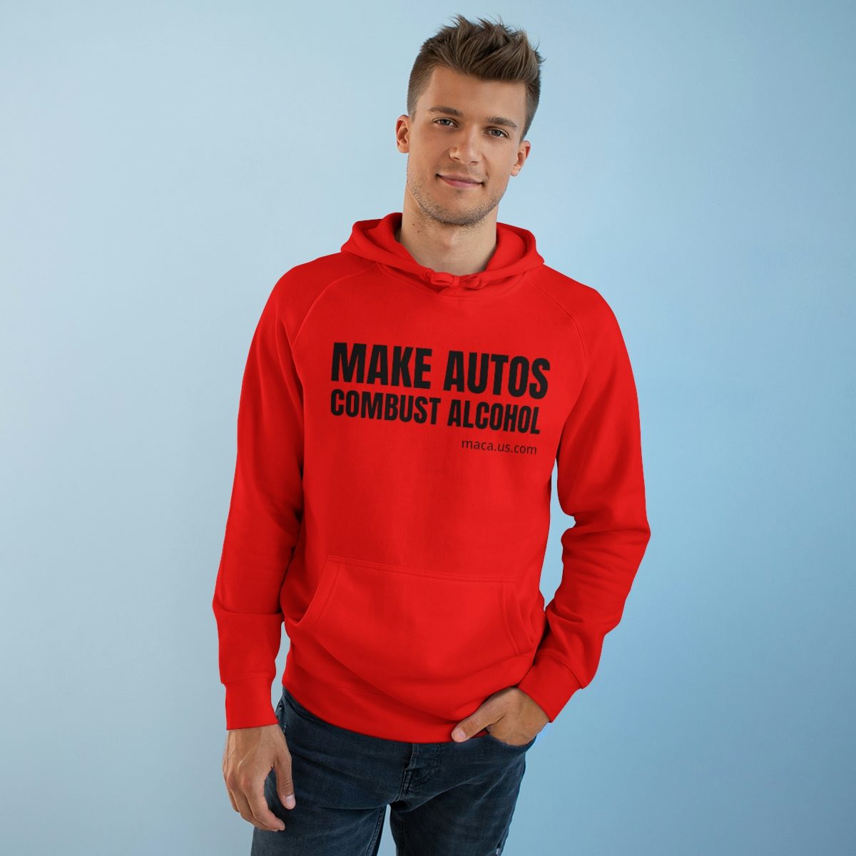 Unisex Supply Hoodie - MAKE AUTOS COMBUST ALCOHOL - Image 11