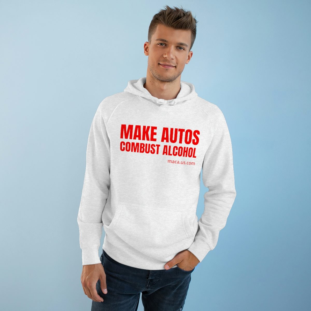Unisex Supply Hoodie - MAKE AUTOS COMBUST ALCOHOL - Image 8