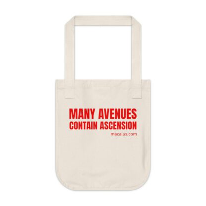 Organic Canvas Tote Bag - MANY AVENUES CONTAIN ASCENSION - Image 2