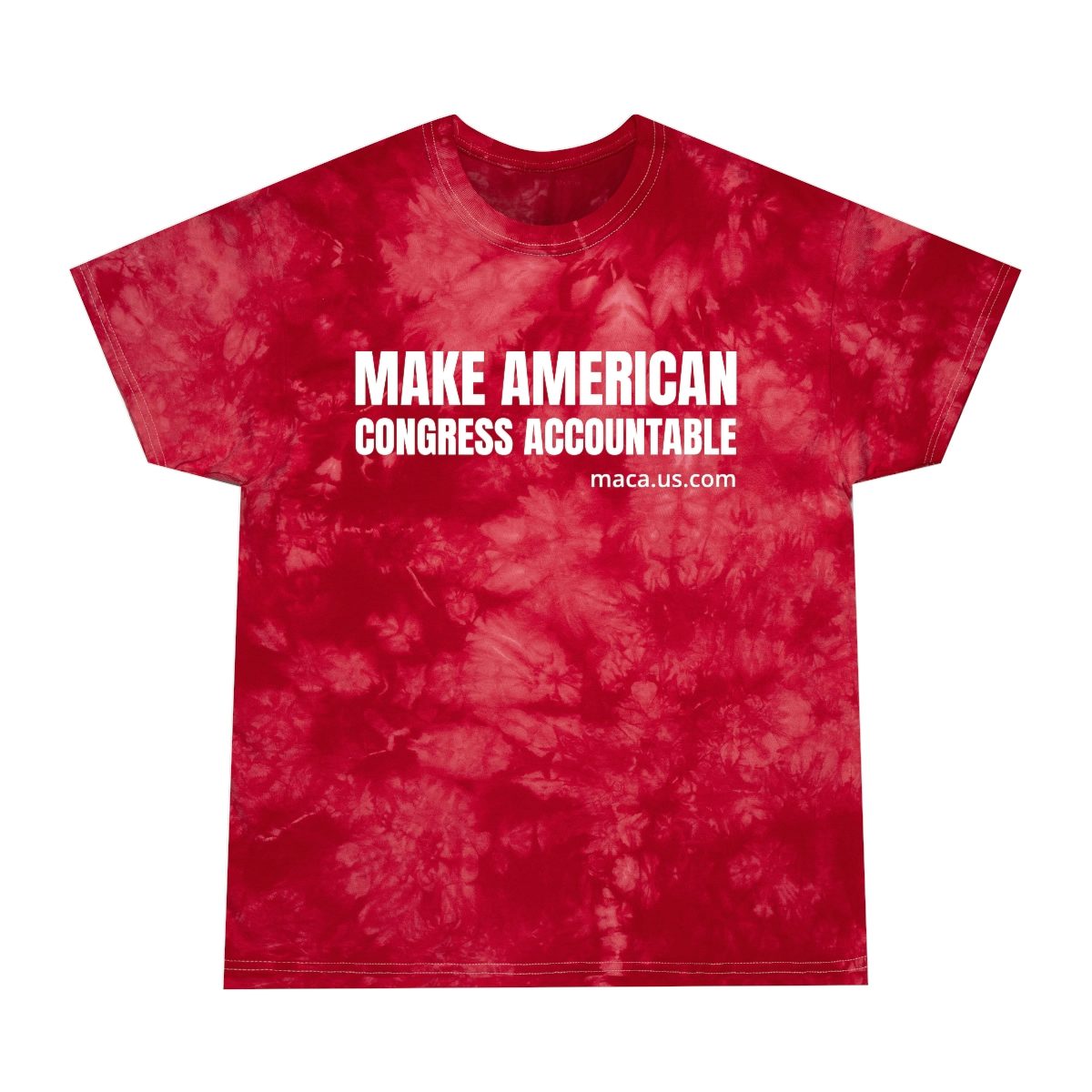 Tie-Dye Tee, Crystal - MAKE AMERICAN CONGRESS ACCOUNTABLE - Image 4