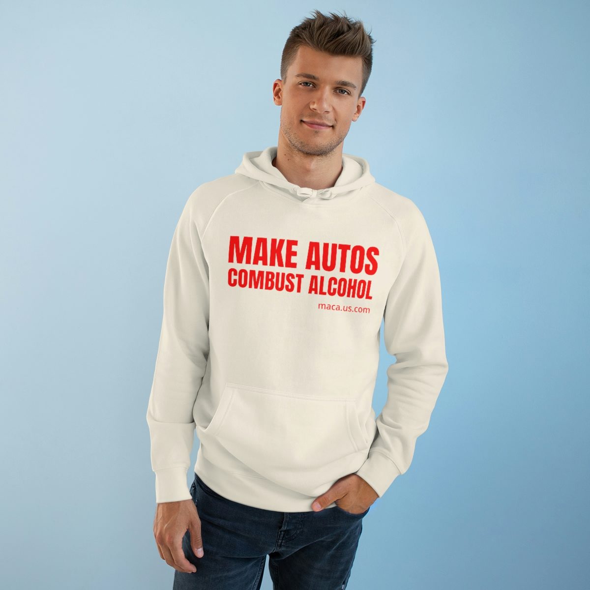 Unisex Supply Hoodie - MAKE AUTOS COMBUST ALCOHOL - Image 17
