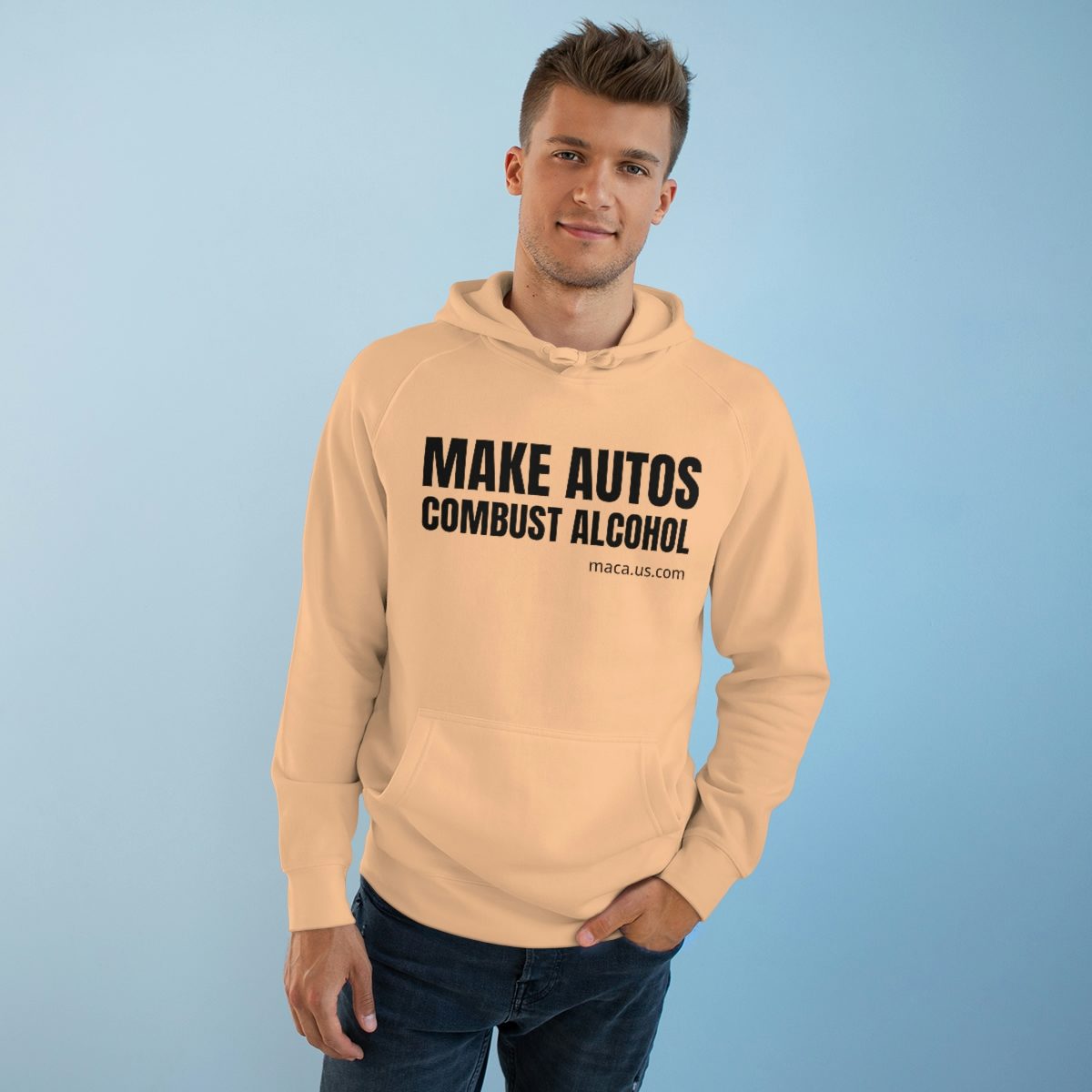 Unisex Supply Hoodie - MAKE AUTOS COMBUST ALCOHOL - Image 20