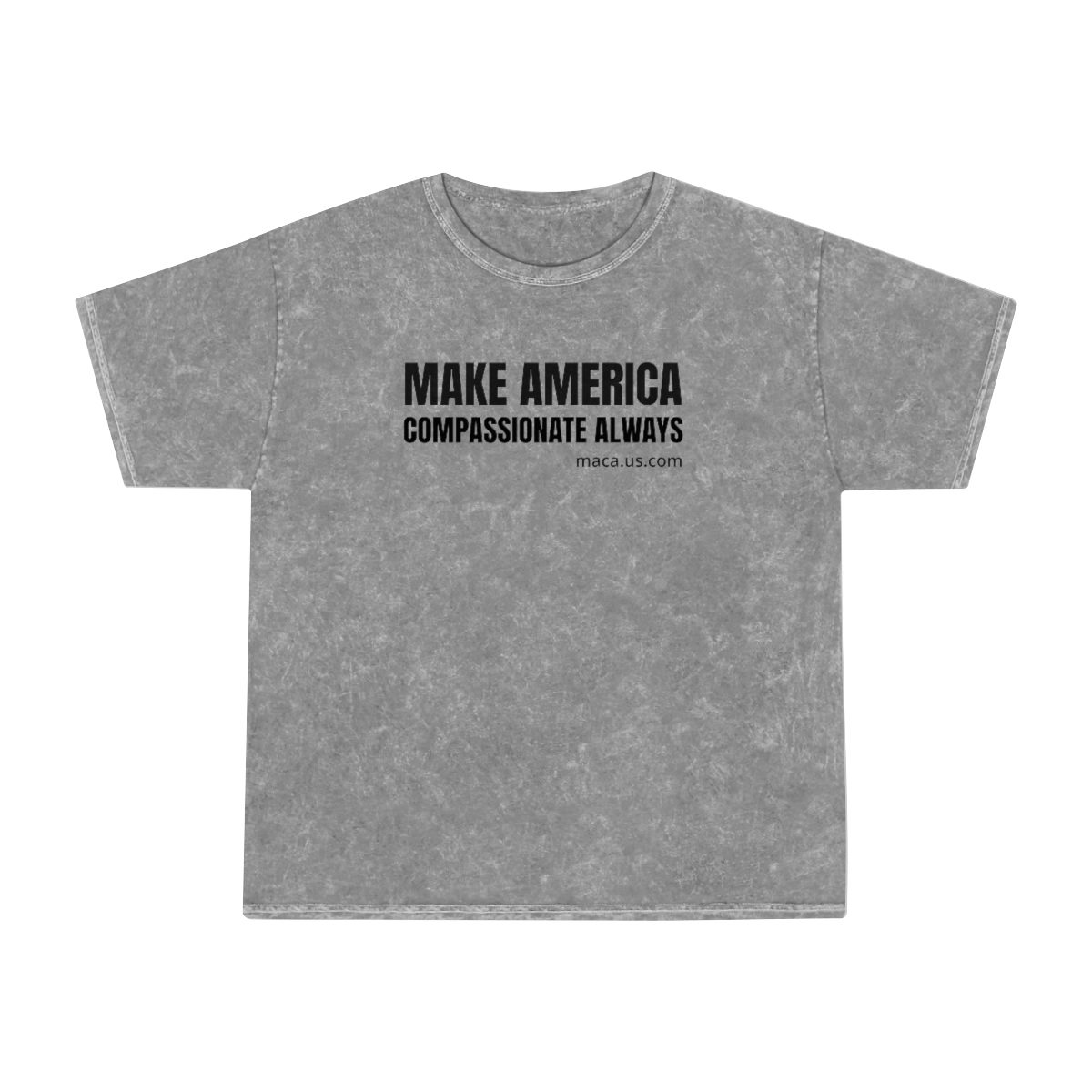 Unisex Mineral Wash T-Shirt - MAKE AMERICA COMPASSIONATE ALWAYS - Image 4