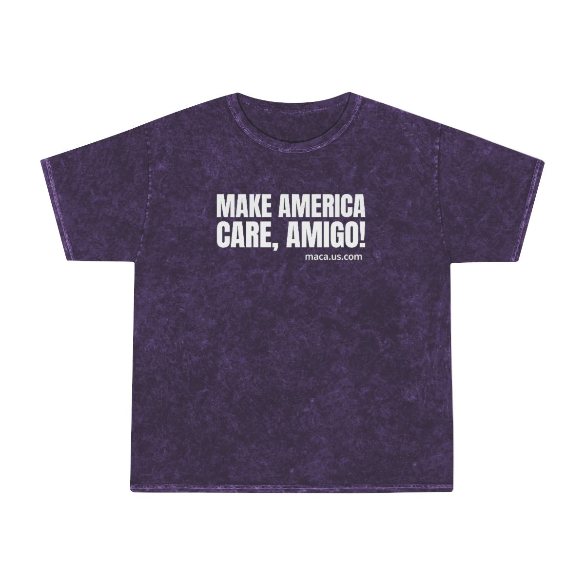 Unisex Mineral Wash T-Shirt - MAKE AMERICA CARE, AMIGO! - Image 10